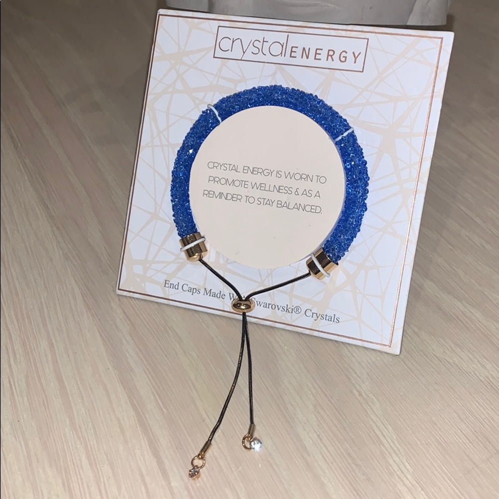 Crystal energy bangle 😍